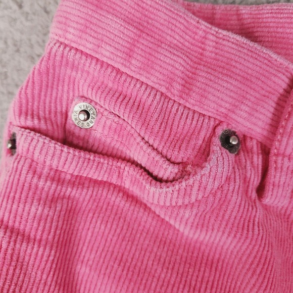 Vineyard Vines Pants Girls Size 12 Pink Corduroy Adjustable Waist Cotton Blend - Picture 6 of 16